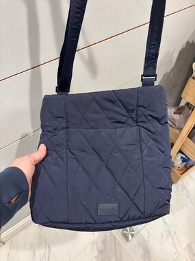 Vera Bradley Quilted Crossbody Bag - Navy Blue